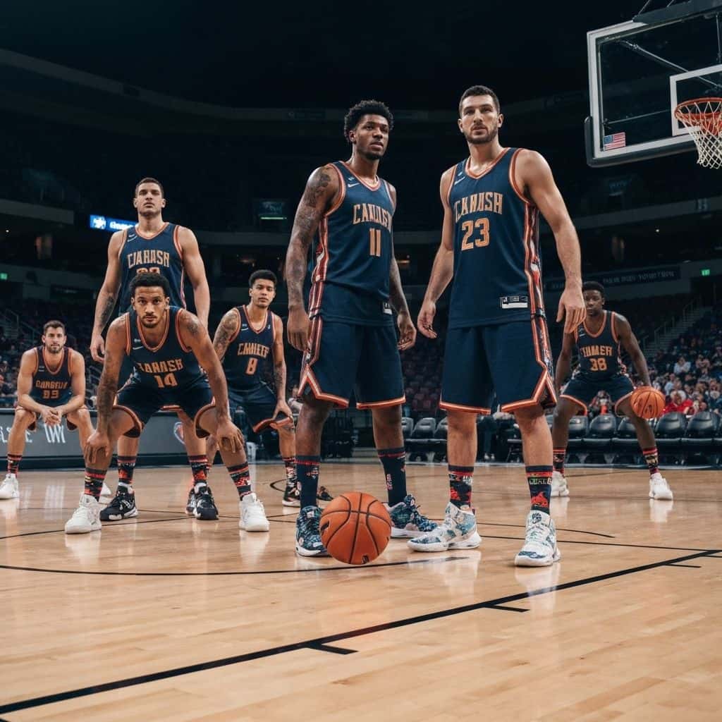 Custom basketball socks for nba & pro teams