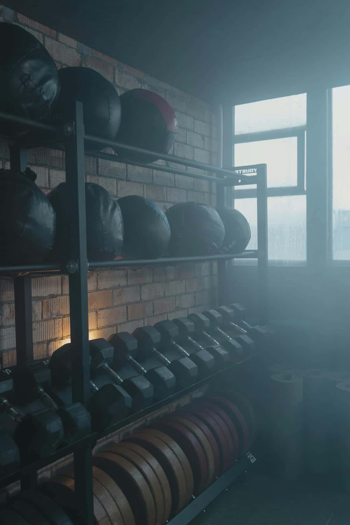 Custom CrossFit socks category cover image showing athlete in gym training