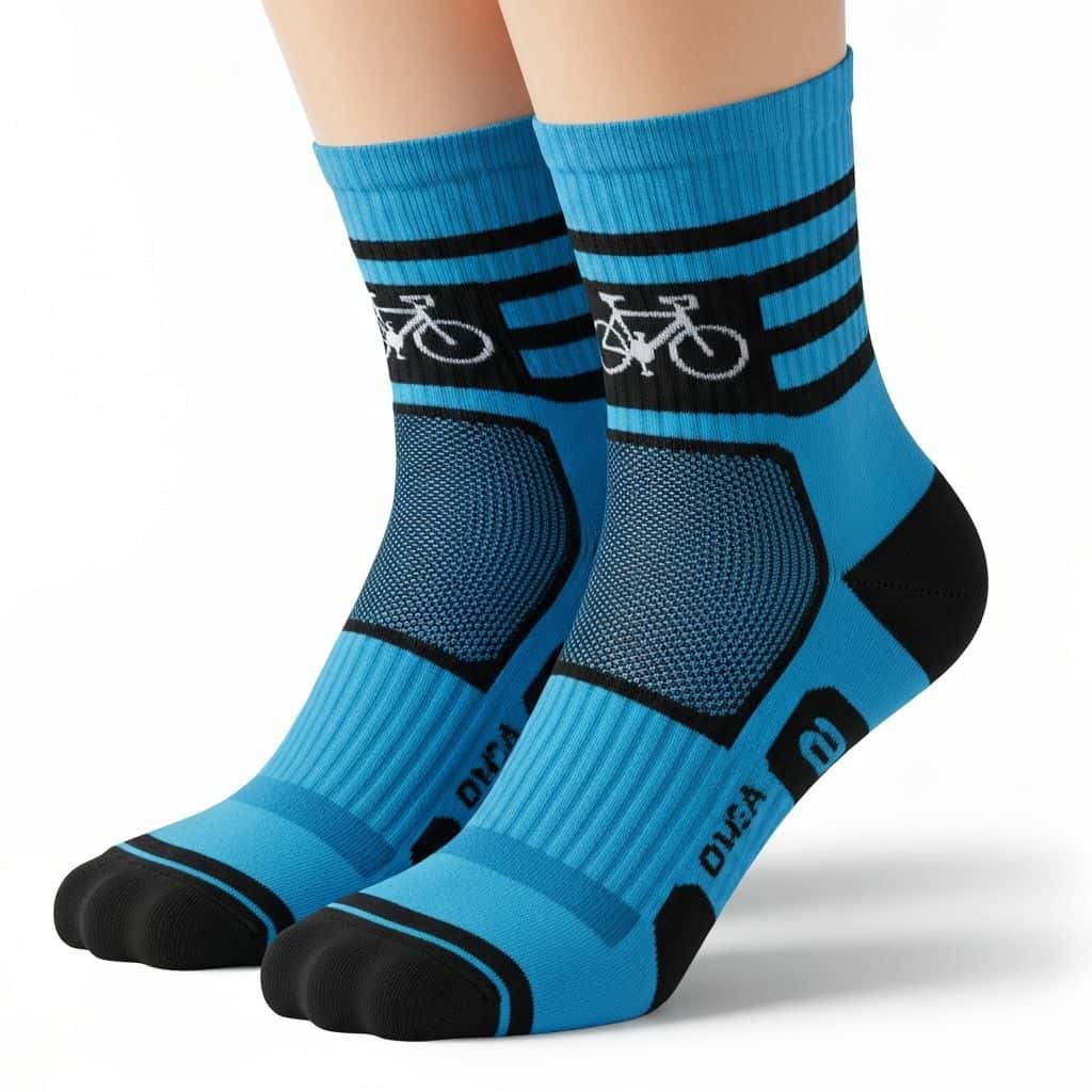 Custom cycling socks for branded wholesale programs