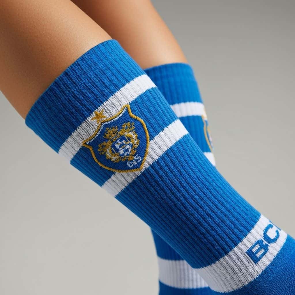 Custom soccer socks for amateur & semi-pro leagues