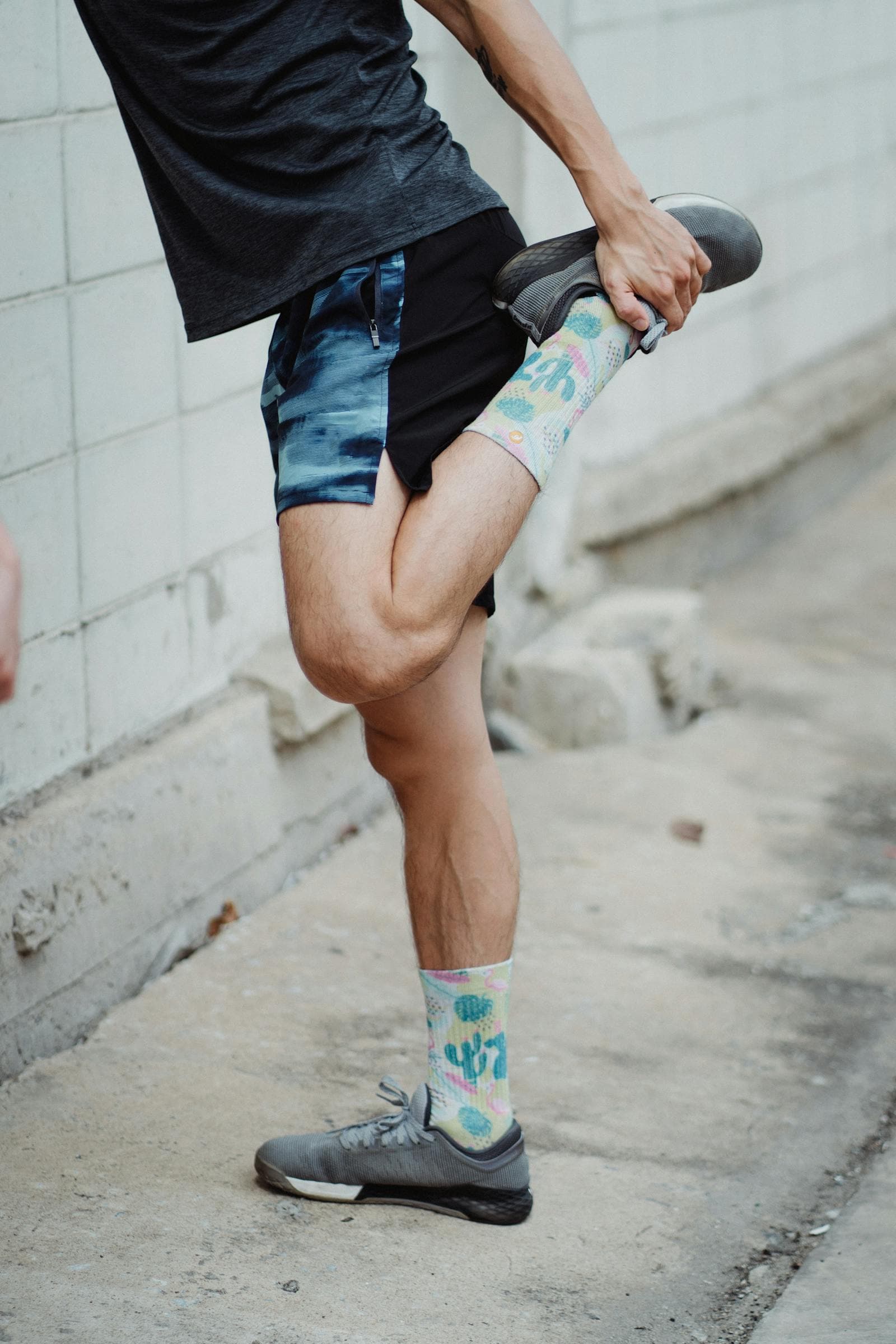 Custom rowing socks showing fit, wear, or close-up detail
