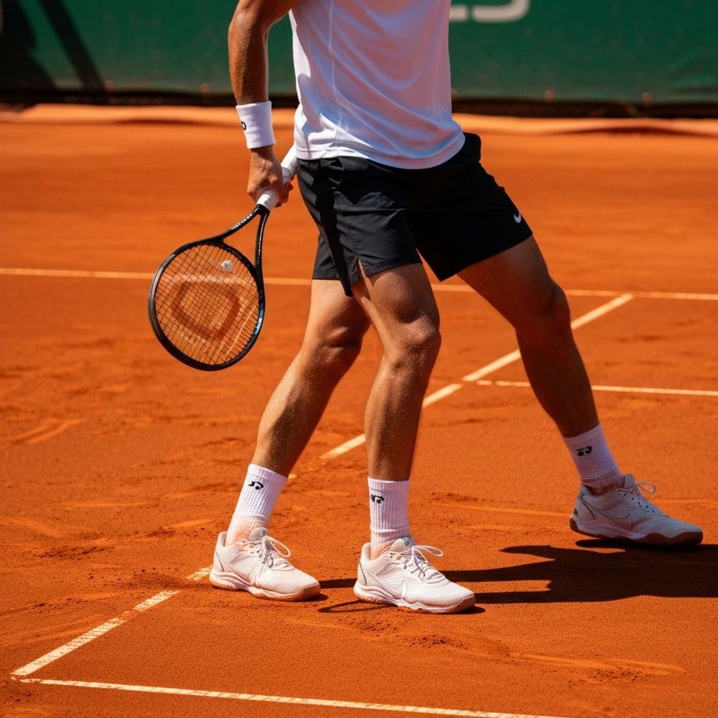Custom padel socks showing fit, wear, or close-up detail