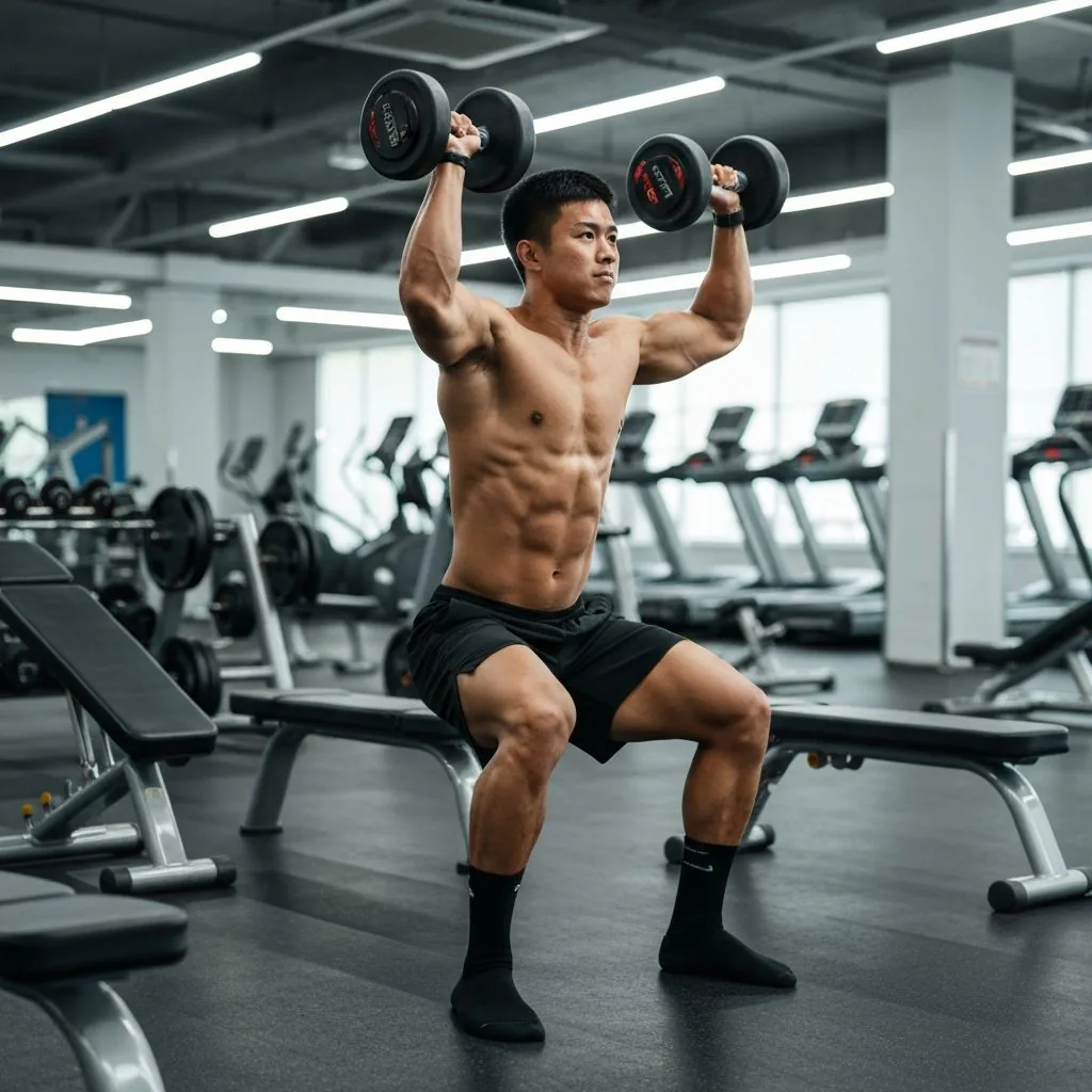 Custom CrossFit socks category cover image showing athlete training in the gym