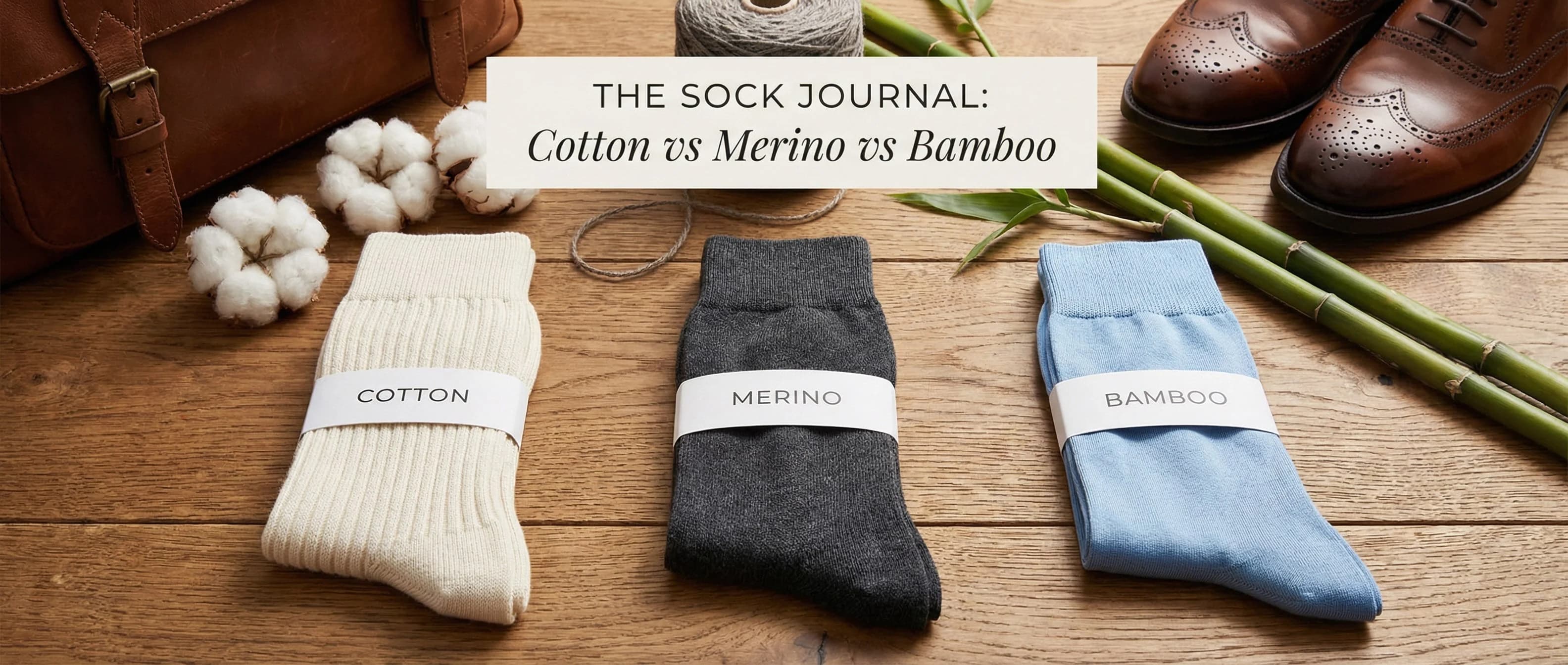 Sock materials comparison: cotton, merino, bamboo and polyester