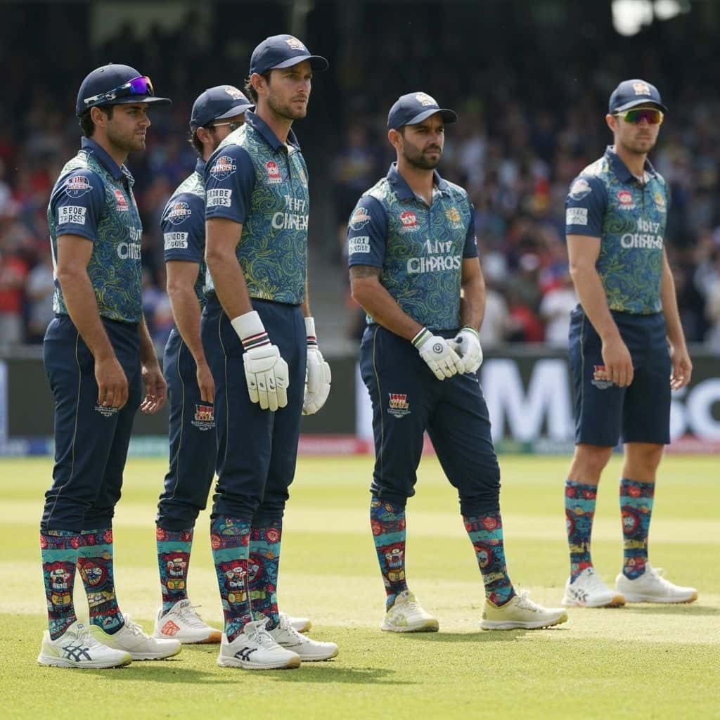 Custom cricket socks for international & first-class