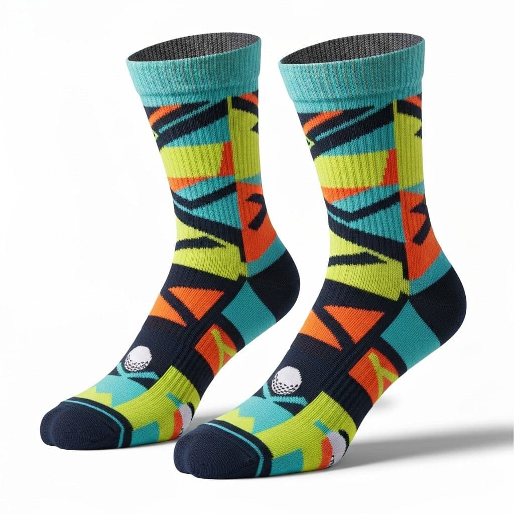 Custom golf socks for branded wholesale programs