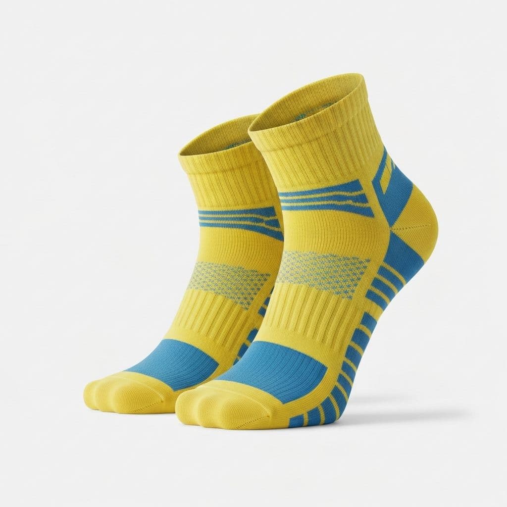 Custom fitness socks for branded wholesale programs