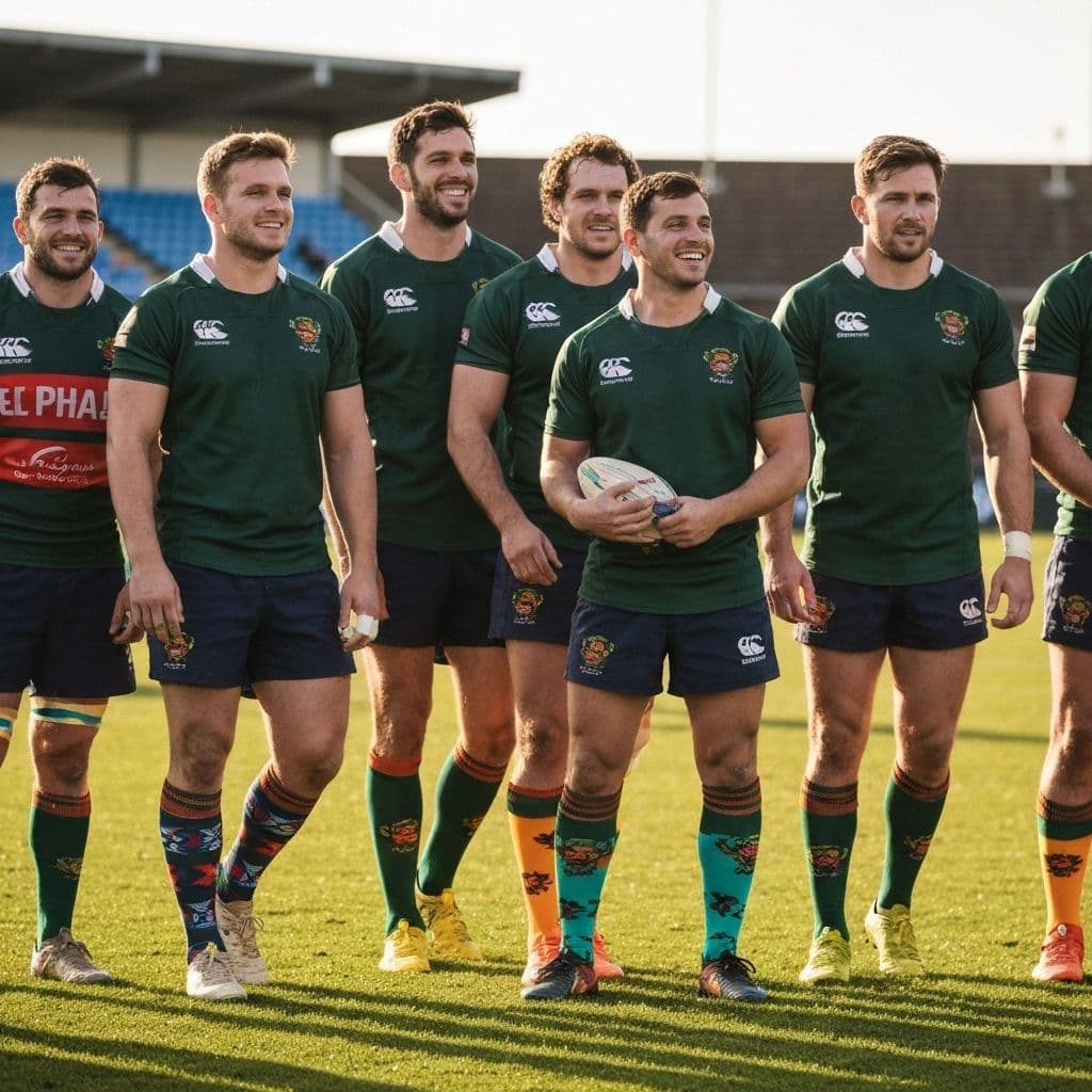 Custom rugby socks for youth & school rugby
