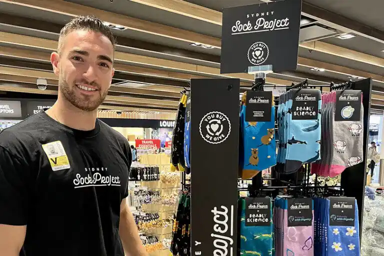 Sock brand warehouse and fulfillment workflow for customer orders