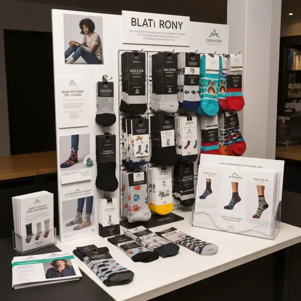 Retail brand sock display