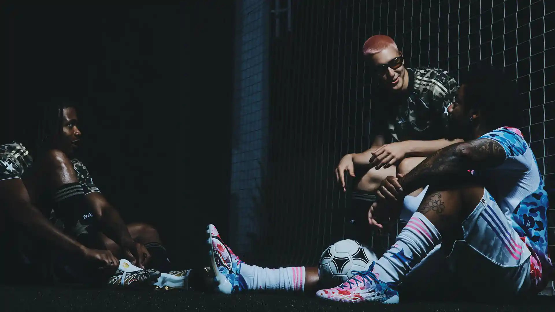 Street football: adidas x BAPE: football with streetwear attitude