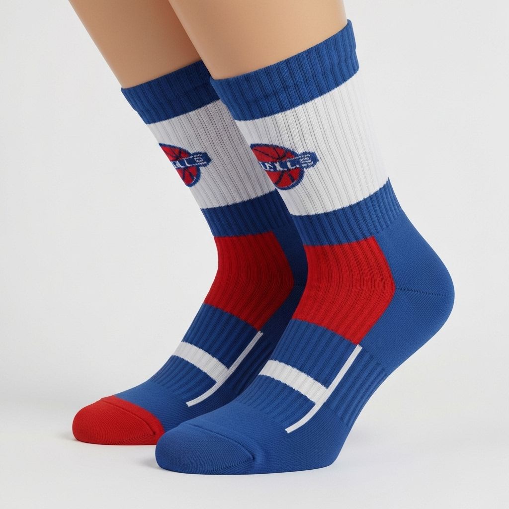 Professional custom Basketball team socks with logo and team colors
