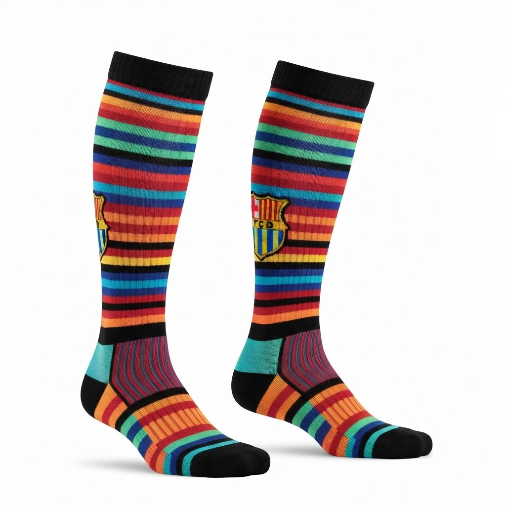 Professional custom Soccer team socks with logo and team colors