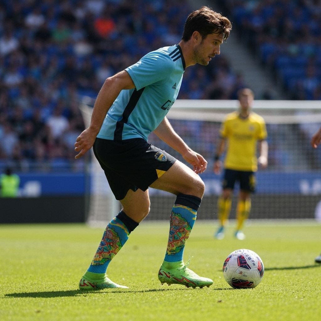 Grip socks for modern football boot fit